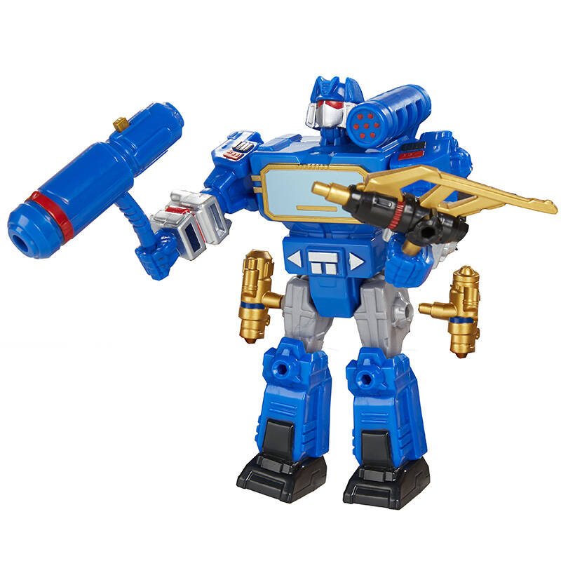 孩之宝(hasbro)变形金刚 百变英雄 玩具 6英寸战斗公仔 声波(蓝色)a9
