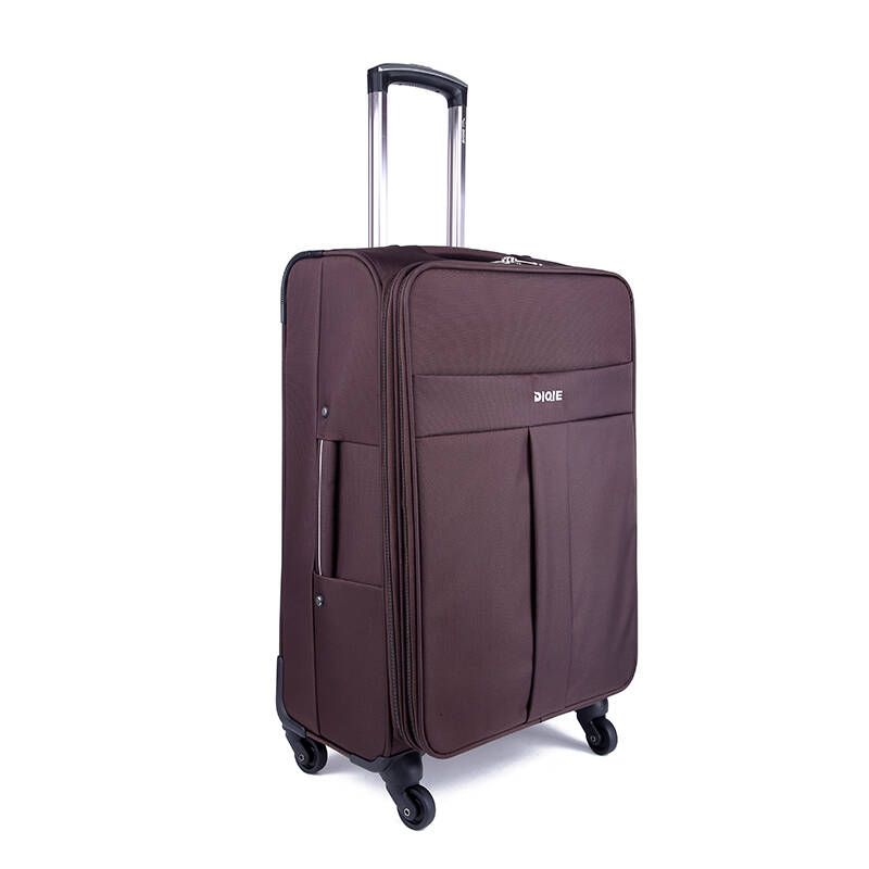 帝企鹅万向轮商务休闲旅行箱包 托运箱行李箱 男女拉杆箱24寸 啡色 24