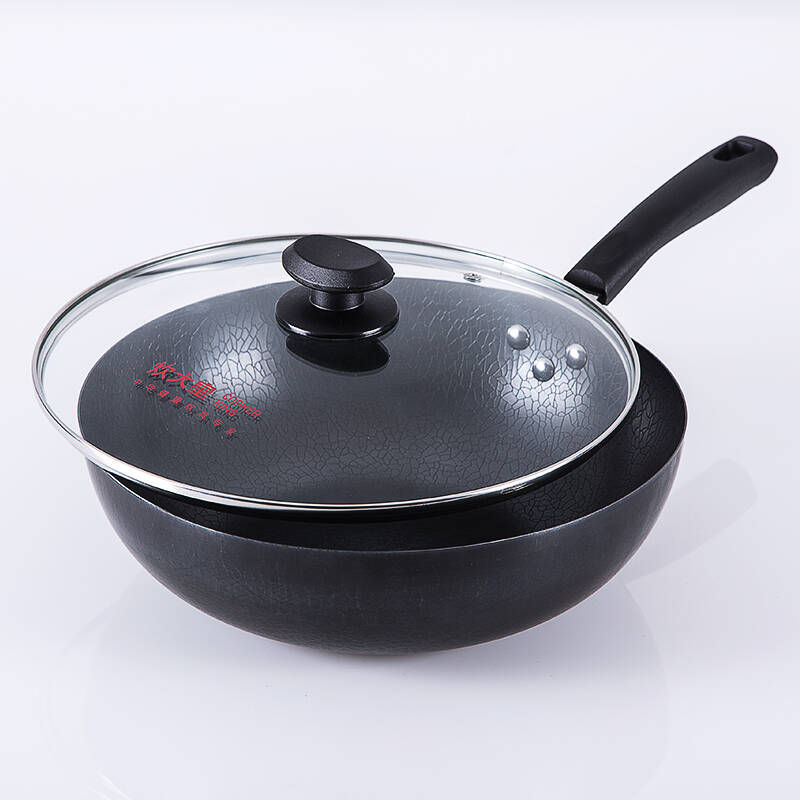 炊大皇30cm铁质龟纹炒锅