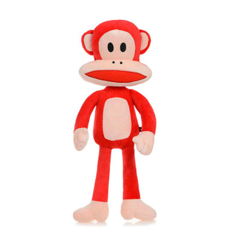 柏莎梵妮 大嘴猴公仔猴子抱枕大号毛绒玩具布娃娃情人节生日礼物 红色