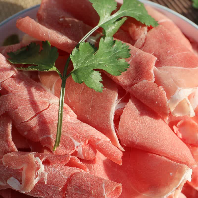 密农人家 密云山区 现杀羊肉片/卷 清真 300g