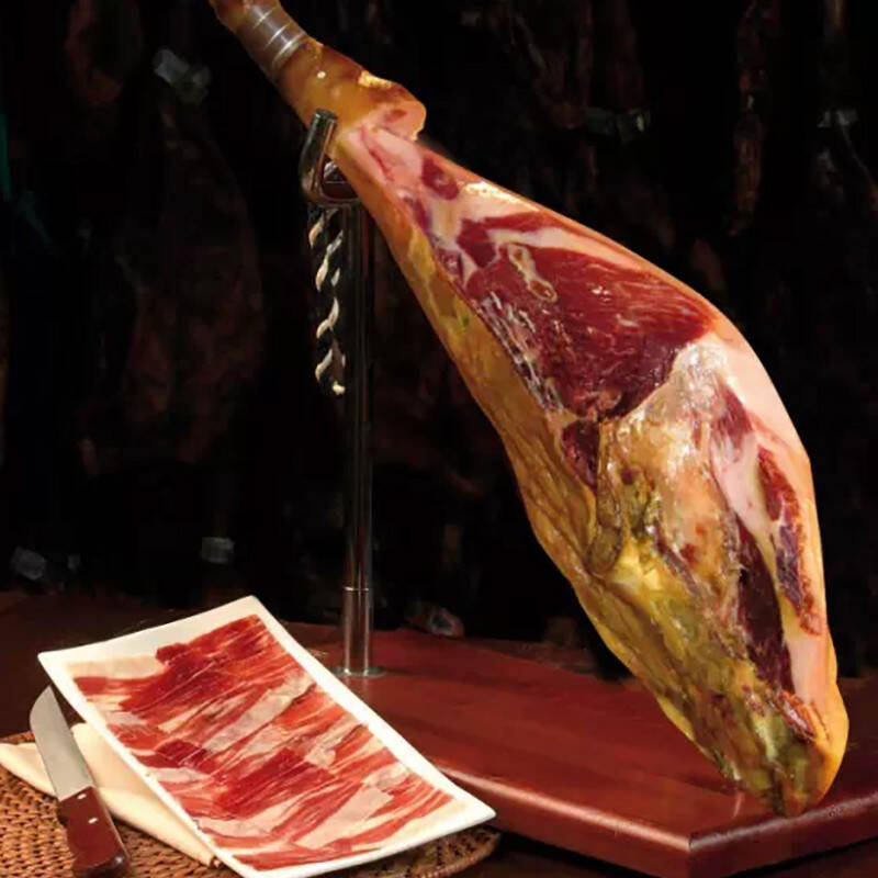 进口美食西班牙火腿 iberico bellota黑毛猪火腿-有骨(24个月)