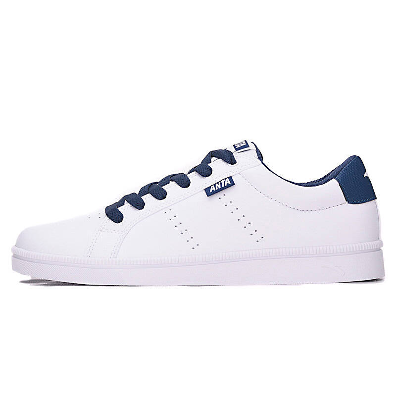 安踏anta男鞋板鞋2015夏季低帮韩版潮休闲时尚白色运动鞋子91338041