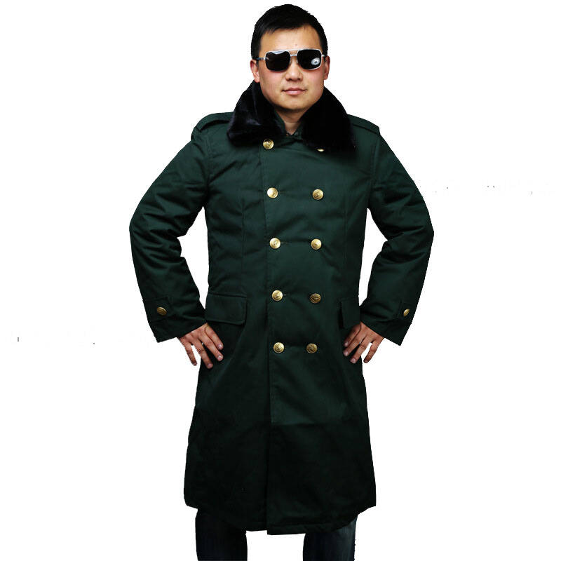 07常服军绿棉大衣男士棉服 保暖防寒加厚大棉衣 军绿色 xl 180