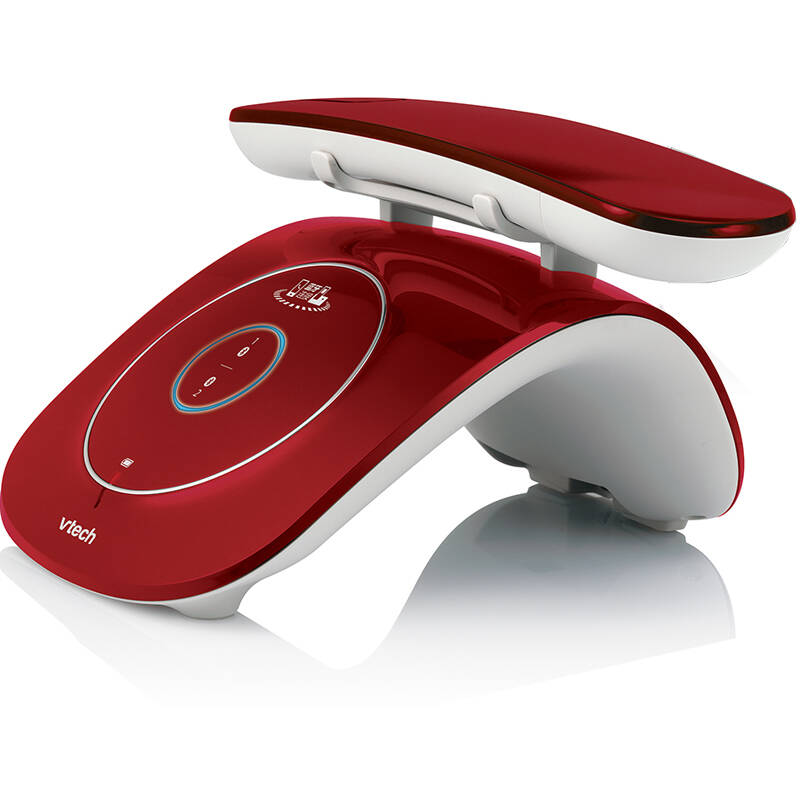 伟易达(vtech)电话机数字无绳电话家用蓝牙电话vt2033cn红色