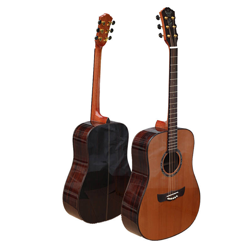 卡斯帕kaspar 41寸吉他高端 大气 上档次面单民谣吉他 绿色【图片