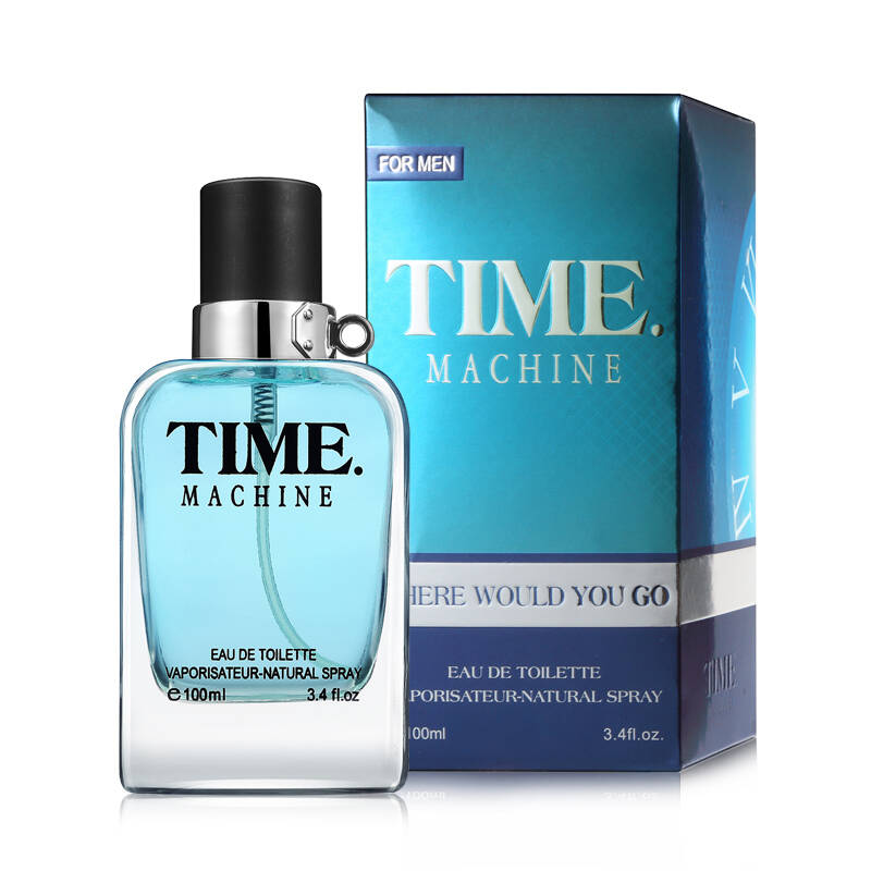健美创研 时光穿梭男士香水100ml 持久淡香 蓝色