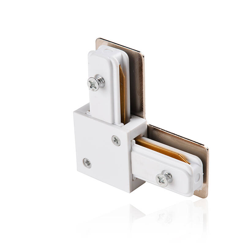 记忆点geled 轨道导轨3线轨道条连接器 黑色轨道连接器-拐角