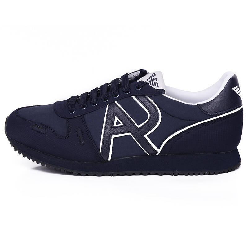 armani jeans aj 阿玛尼 男士蓝色低帮休闲运动鞋 b6506 72 l8 9/43码