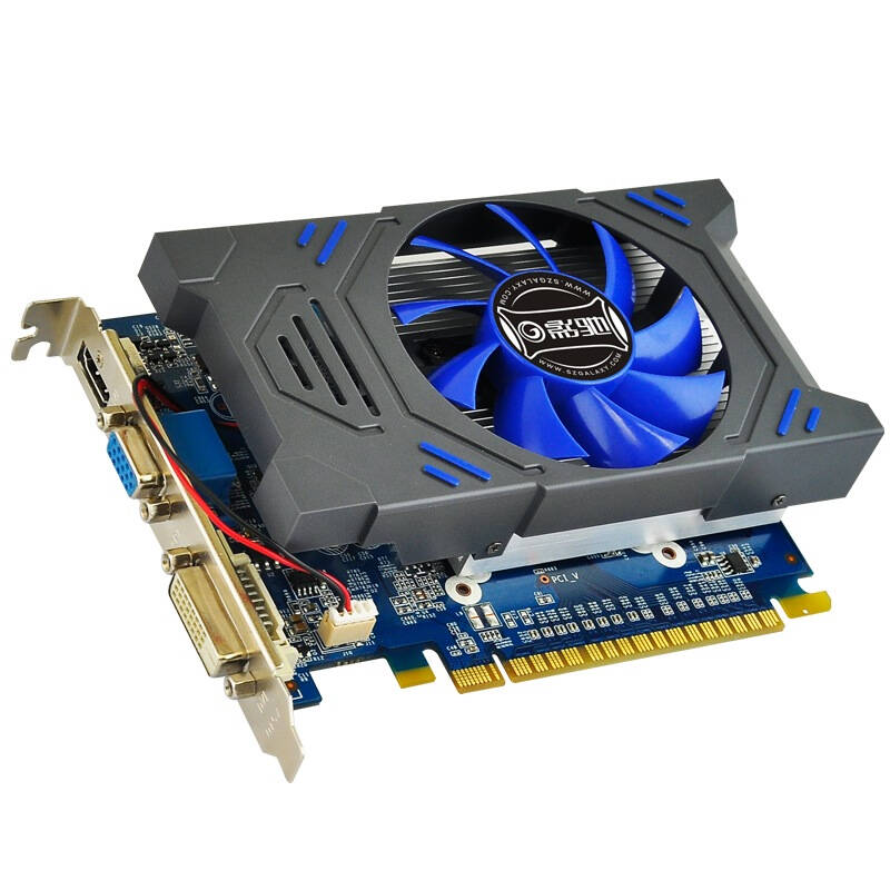 影驰(galaxy)gt730骁将 901mhz/5010mhz 2g/64b d5 pci-e显卡