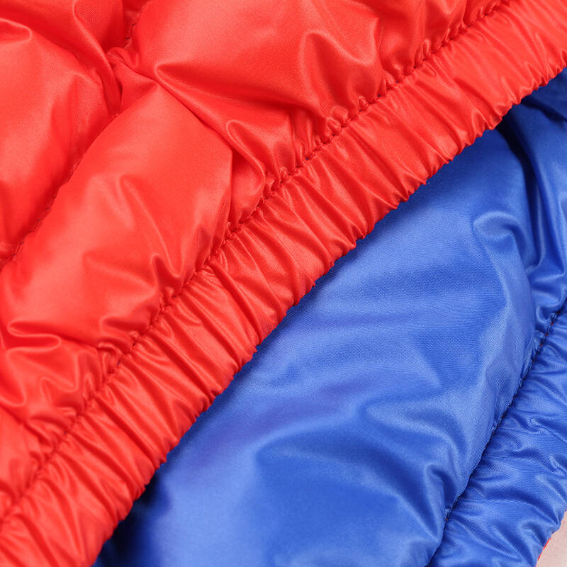 艾莱依男款轻盈双面穿短款立领轻装羽绒服 橙蓝色 175/l