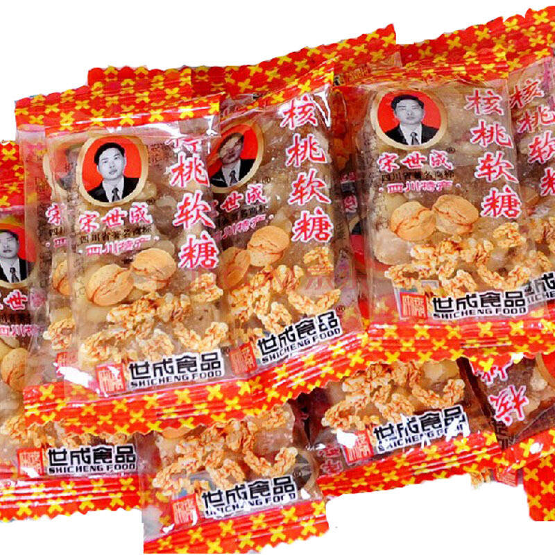 宋世成 核桃软糖散装1000g 香甜糯 怀旧食品家庭装