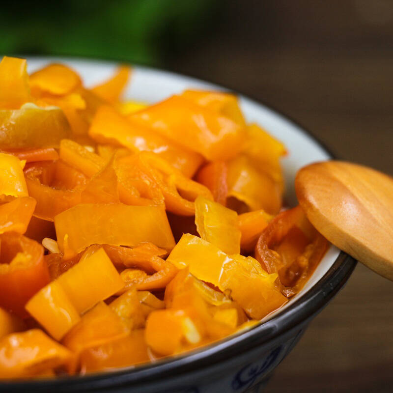 翔航 剁辣椒黄椒 500g 瓶装下饭菜湘菜配菜自制剁椒鱼头调料辣椒 湖南