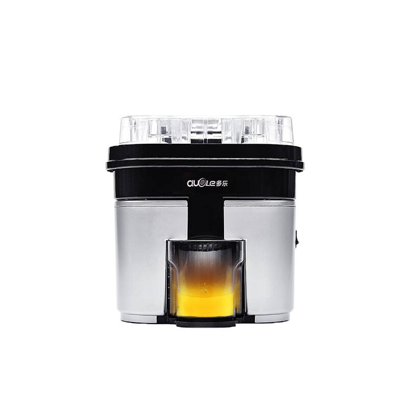 多乐(duole)802榨汁机家用电动榨橙机 高出汁率橙汁机橙子榨汁器 银色