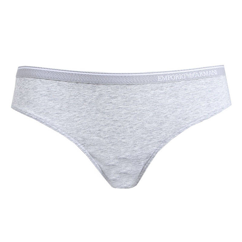 emporio armani阿玛尼女士灰色三角内裤163317cc70000048 l码