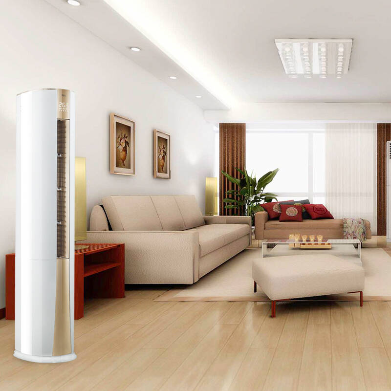 tcl 2匹 变频 智能 钛金除甲醛 冷暖 圆柱柜式空调 kfrd-51lw/dy22bpa