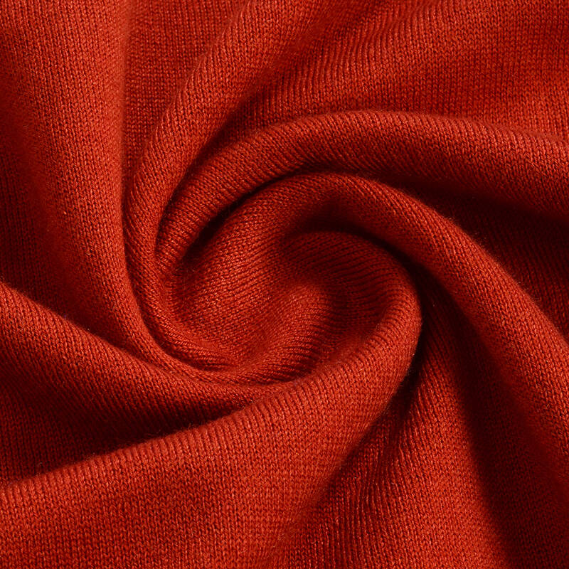 闪购自营 阿仕顿 男士圆领时尚休闲春秋款羊毛衫 橘红175/l a15109393