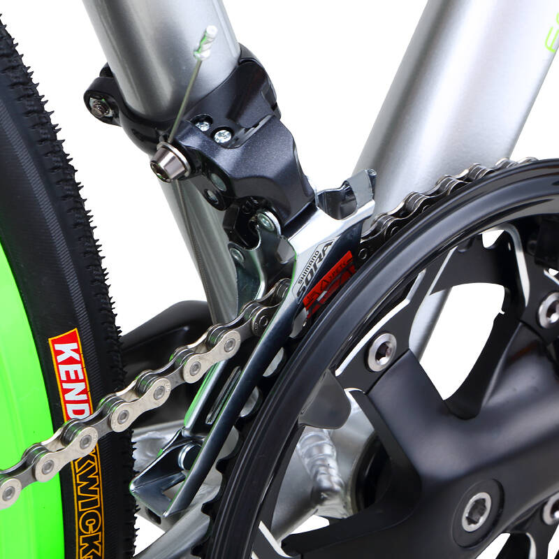 喜德盛xds公路车自行车18速x6铝合金车架 双碟刹t190公路车 白橙 700c