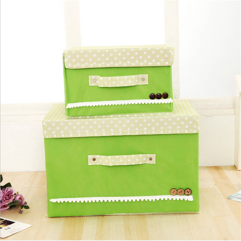 小白鼠 创意扣扣无纺布盒子 大小物品收纳袋 衣物整理袋 杂物整理袋