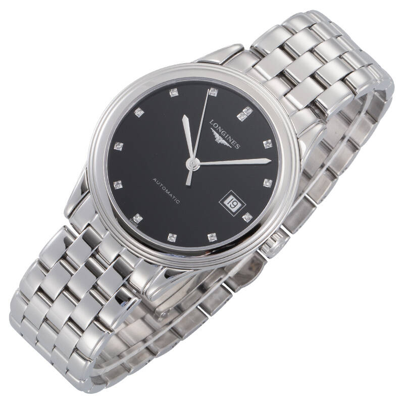 浪琴(longines)手表 军旗系列机械男表l4.874.4.57.