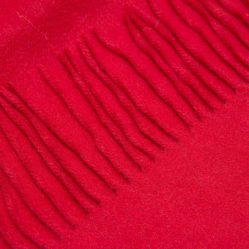 红色羊绒围巾 精美包装 可私人定制 手工刺绣姓名或logo 红色1y944116