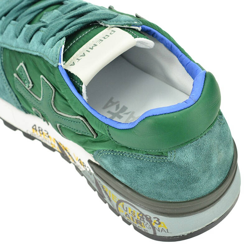 premiata 普拉米亚达 男士牛皮墨绿色 mick 运动鞋 休闲鞋 1449 42码