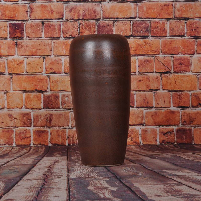 景诺 景德镇陶瓷器 窑变仿古复古陶瓷花瓶 家居装饰做旧工艺品摆件设