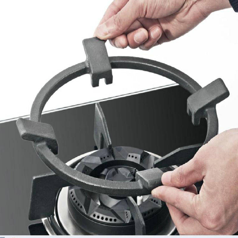 燃气灶具配件煤气灶支架防滑小锅架圆形铸铁炒菜炉架奶锅架防移动 f款