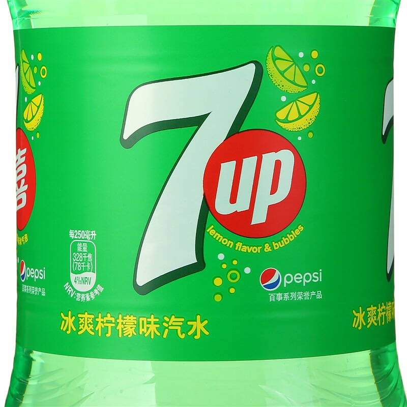 百事可乐 七喜2.5l12家庭企业宴会12瓶装