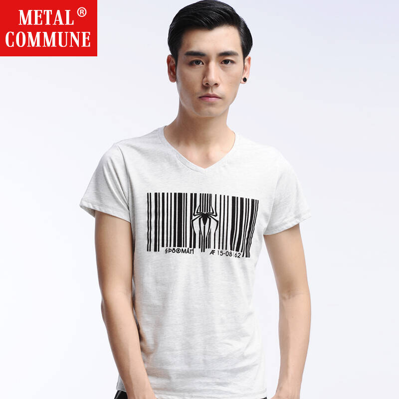 2016男士短袖t恤 白色 xl