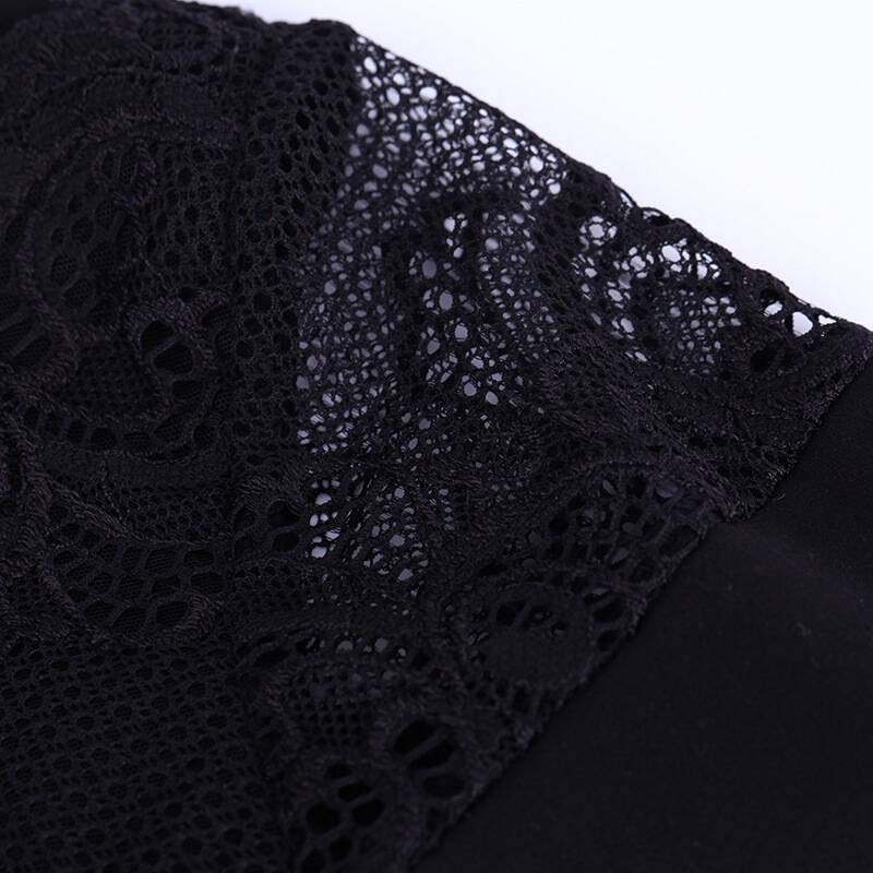 卡帝乐鳄鱼女士莫代尔舒适单衣 乌色l码 cw4002-01