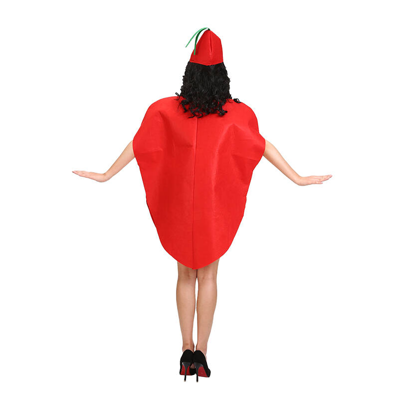 环保演出服 草莓西瓜儿童水果蔬菜衣服 幼儿园手工环保服装 草莓服