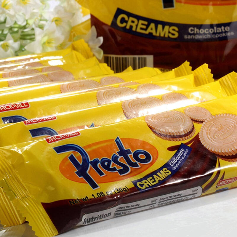 菲律宾进口 培思巧克力夹心饼干300克