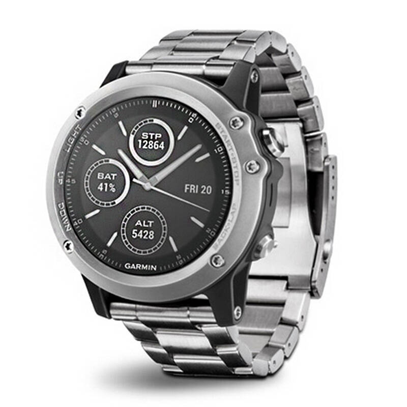 佳明(garmin)手表 飞耐时3fenix3gps 蓝宝石玻璃镜面户外运动登山腕表