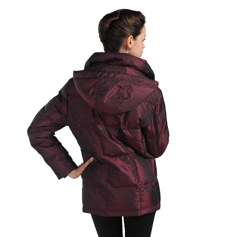 寒思羽绒服女短款中老年妈妈装外套hl1312 紫色 185/104a