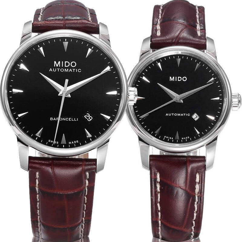 美度(mido)手表 贝伦赛丽系列自动机械情侣表m8600.4.18.8/m7600.4.