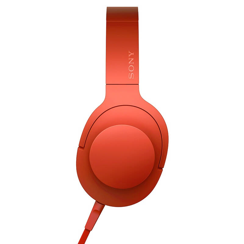 索尼(sony)mdr-100aap h.ear系列耳机 朱砂红