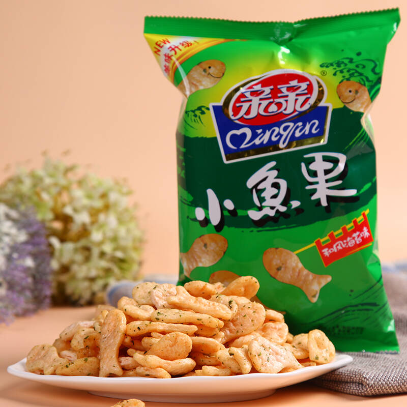 亲亲小鱼果(和风海苔味)18g