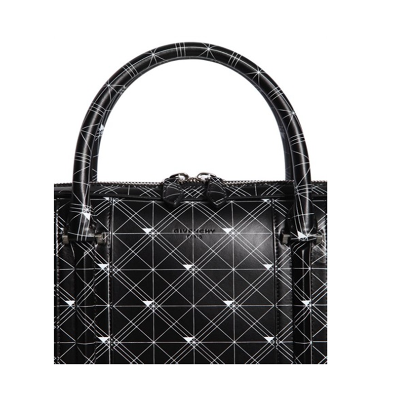 纪梵希(givenchy)时尚男款星座印图皮革公文包 62i-lbg005 黑色