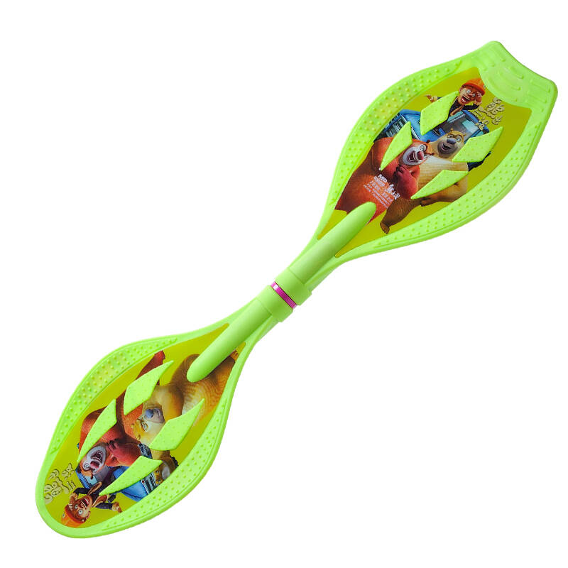 熊出没 儿童滑板二轮活力板两轮全闪光 绿色