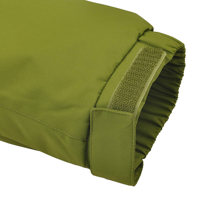 新品男款山野户外防水防风抓绒保暖可拆帽摇粒风衣 f243051 灰黄绿 l