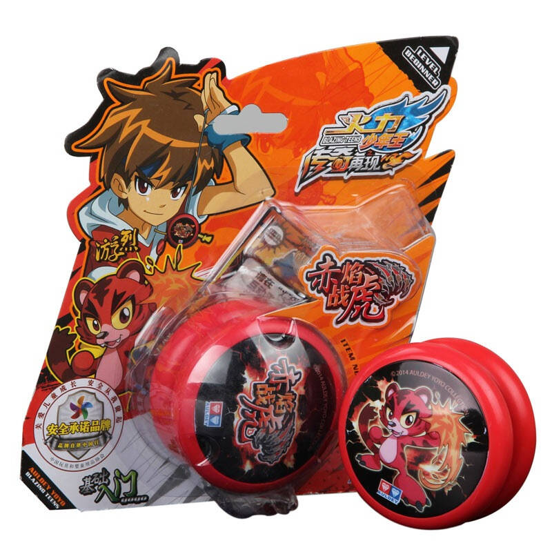 auldey 奥迪双钻 火力5之传奇再现 基础塑胶悠悠球 赤焰战虎(基础)