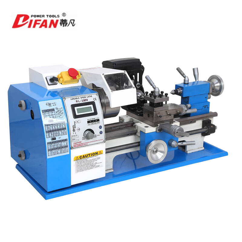 蒂凡全金属齿轮佛珠机 小型车床 家用小车床 数显佛珠车床 木珠机