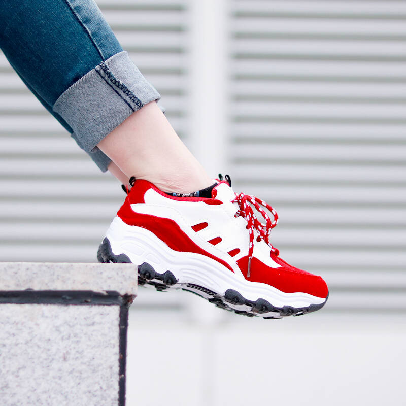 抽象鸟 2016春夏韩版运动鞋女松糕厚底休闲鞋内增高跑步女鞋棉鞋包邮