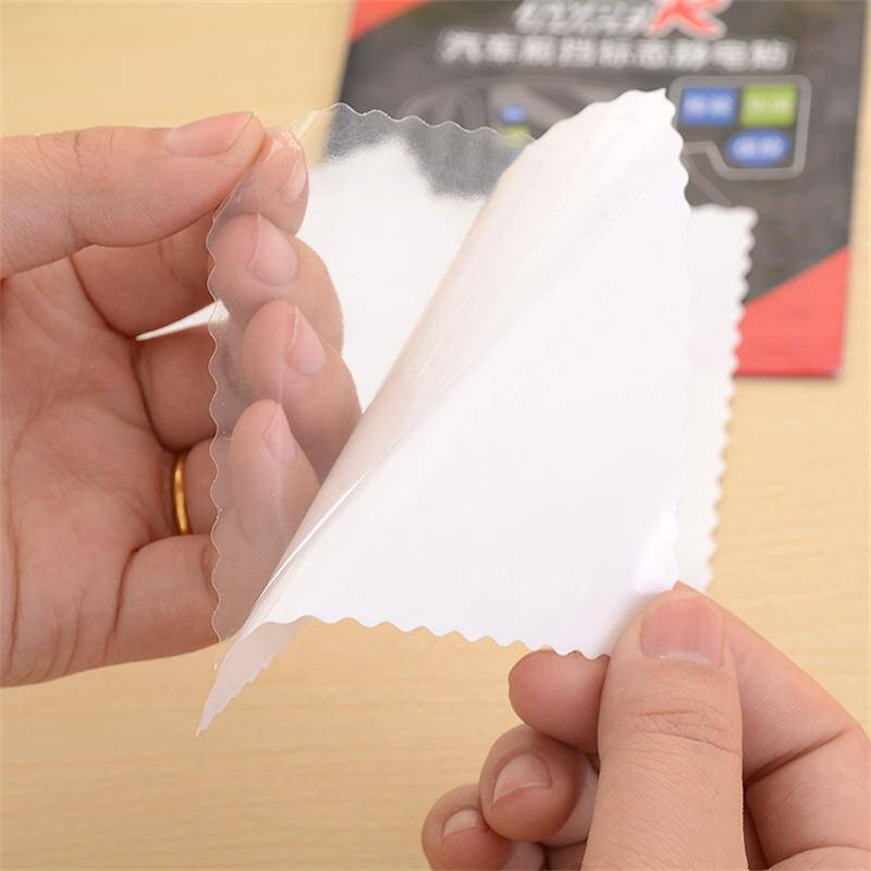 贵柯 汽车前挡标志静电贴 年检贴 标志贴 3片装 年检贴