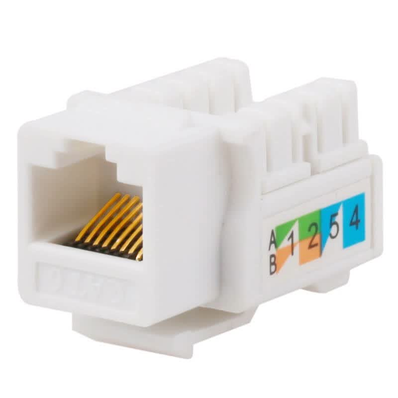 山泽(samzhe)wan-06 六类高端工程镀金版 千兆网络信息模块