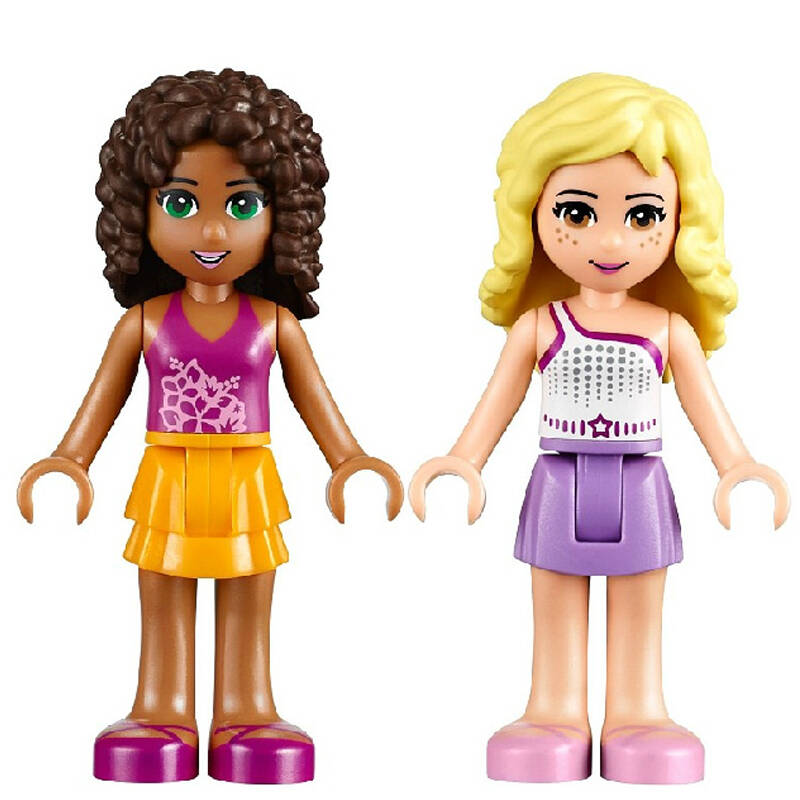 乐高lego好朋友女孩friend系列拼插积木玩具小颗粒 心湖果汁吧l41035