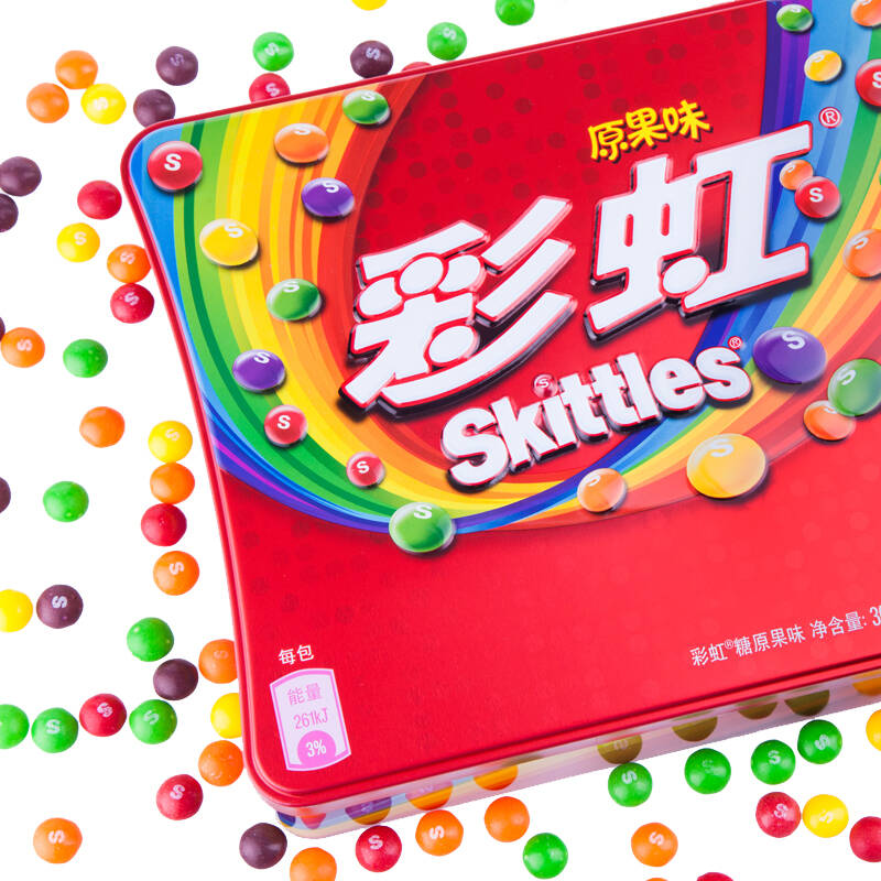 彩虹糖原果味300g礼盒装