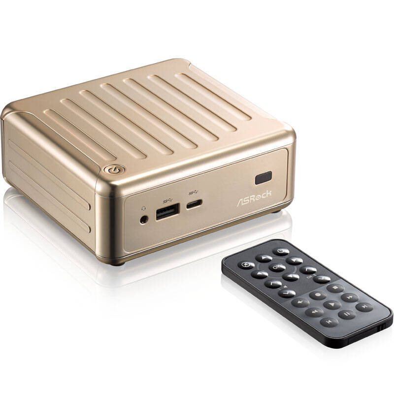 4k金色超迷你pc套件 组装电脑 (不含硬盘和内存)