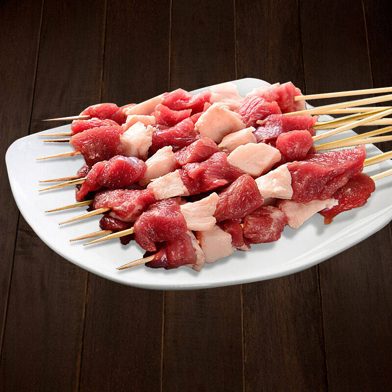 草原峰煌 内蒙古散养清真牛羊肉串套餐 烧烤半成品新鲜食材 牛羊肉串